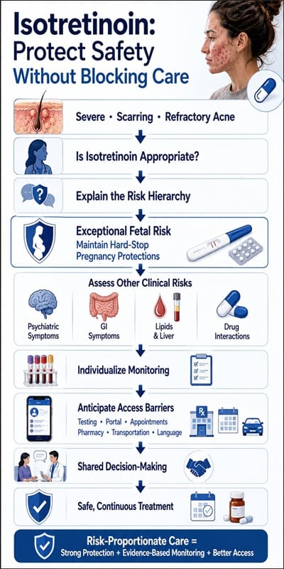 Is Isotretinoin Overregulated or Underused? Balancing Teratogenic Risk, Safety Evidence, and Access 5 Isotretinoin