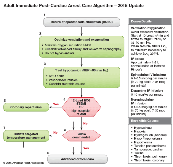 Adult Immediate Post-Cardiac Arrest Care (ROSC) 1 Post Cardiac