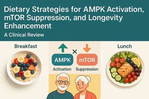 Dietary Strategies for AMPK Activation, mTOR Suppression, and Longevity Enhancement 3 Ampk Activation, Mtor Suppression