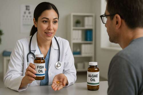 Ish Oil And Algae-Based Omega-3 Supplements