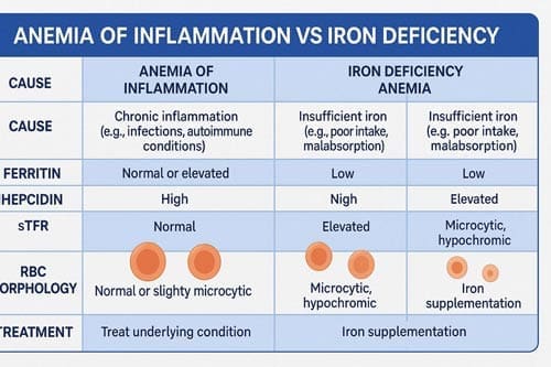 Anemia of Inflammation vs Iron Deficiency: New Diagnostic Tools and Therapies 2 Anemia Of Inflammation Vs Iron Deficiency Anemia